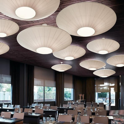 Chinese Fabric Ceiling Light