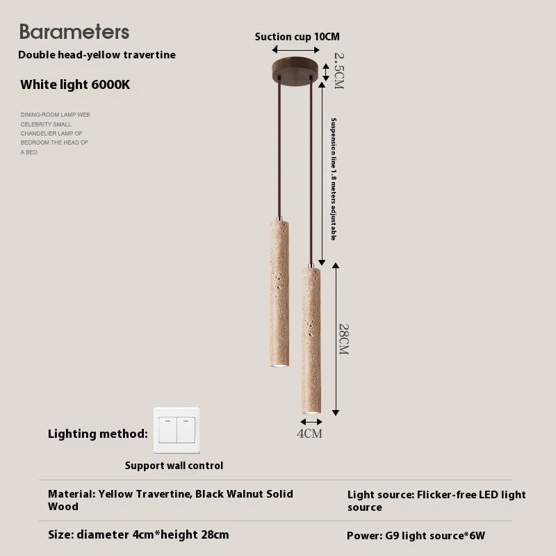 Minimalist Bedside Pendant Light