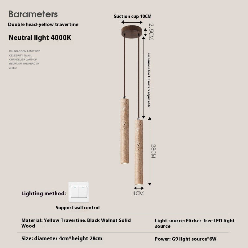 Minimalist Bedside Pendant Light