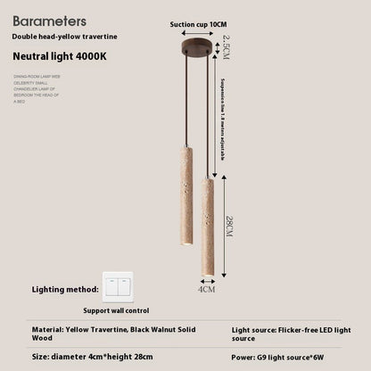 Minimalist Bedside Pendant Light