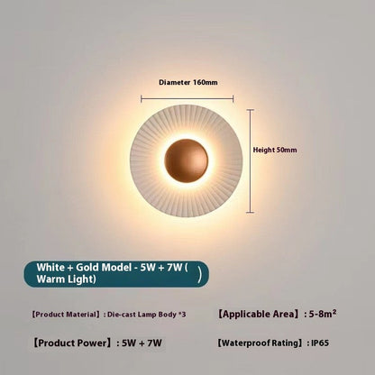 Round LED Wall Lamp